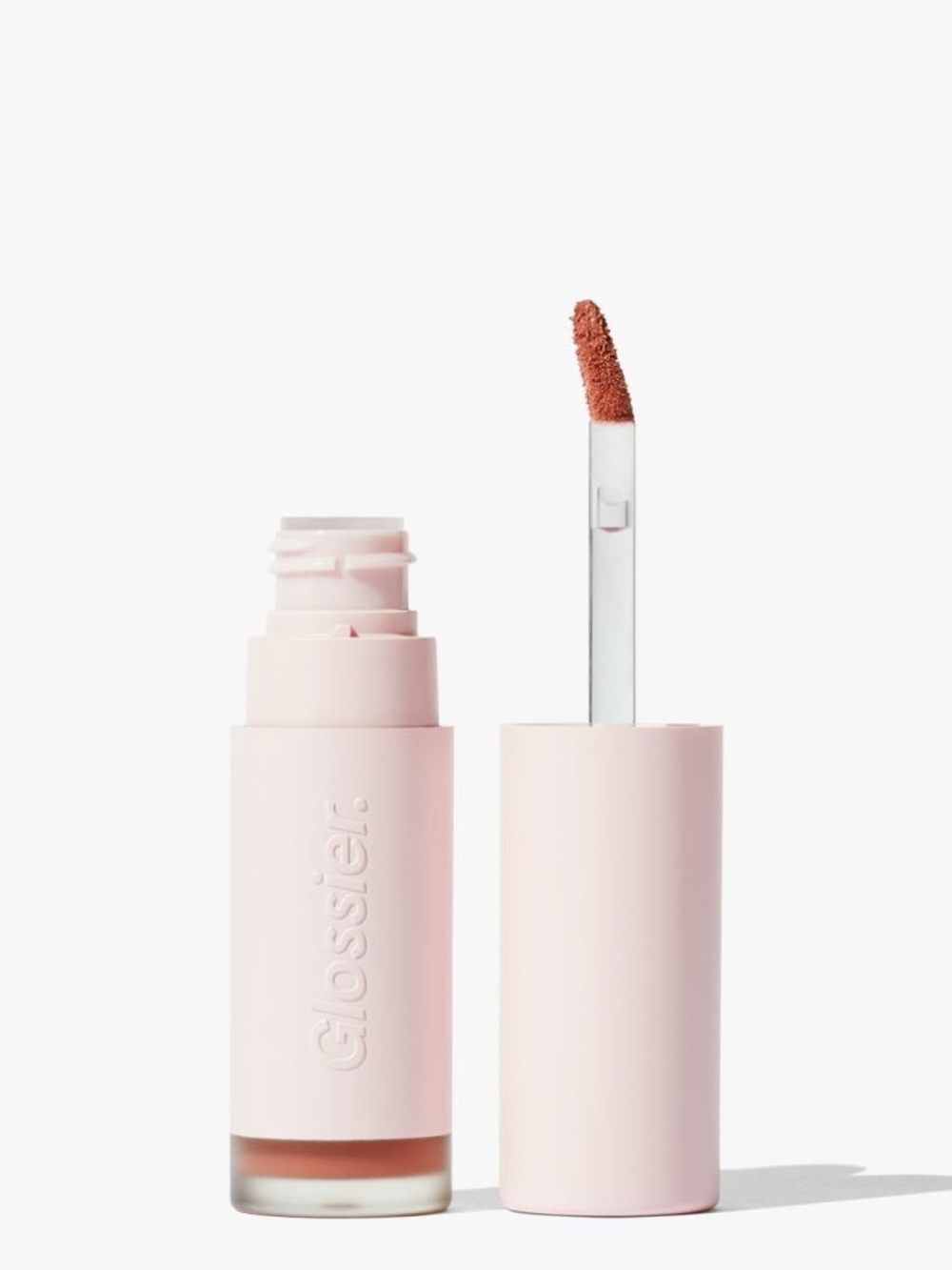 Glossier NIB G Suit Soft touch lip crème in Curve (dusty peach)